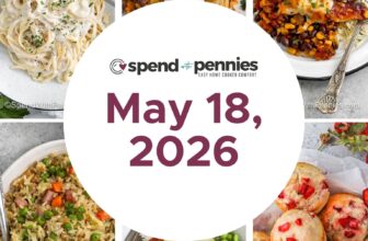 Weekly Meal Plan May 18, 2026